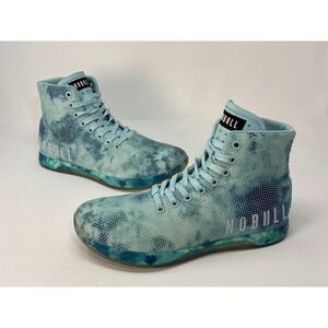 NOBULL High-Top Trainer Mens 7 Blue Tie Dye SuperFabric Athletic Shoes